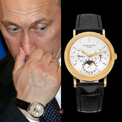 vladimir putin russia patek philippe 5039 50 000|Putin watches.